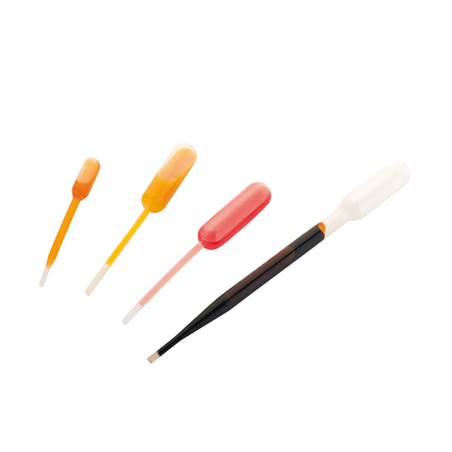 PIPETTES 4 ML 9 CM TRANSPARENT LDPE (1000 UNITÉ)