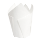Image MUFFIN CUPS 'TULIP' 50 G/M2 11x11 CM BLANC PARCH.INGRAISSABLE (1000 UNITÉ) #2