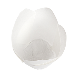 Image MUFFIN CUPS 'TULIP' 50 G/M2 11x11 CM BLANC PARCH.INGRAISSABLE (1000 UNITÉ) #3