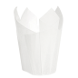 Image MUFFIN CUPS 'TULIP' 50 G/M2 15x15 CM BLANC PARCH.INGRAISSABLE (1000 UNITÉ) #2