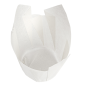 Image MUFFIN CUPS 'TULIP' 50 G/M2 15x15 CM BLANC PARCH.INGRAISSABLE (1000 UNITÉ) #3