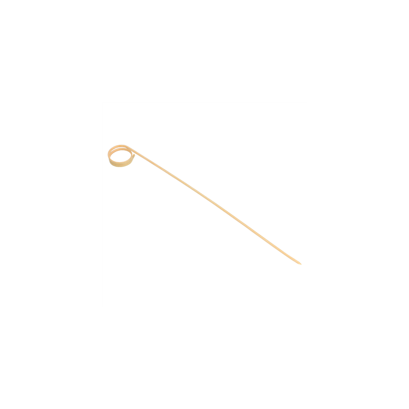 PIQUES "SPIRALE"  20 (h) CM NATUREL BAMBOU (100 UNITÉ)