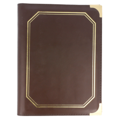 PORTE MENU DIN-A5 MULTIMENU  19x24,5 CM MARRON PVC (1 UNITÉ)