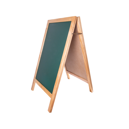 Image ARDOISE EN ANGLE 2 FACES  65x80x115 CM VERT BOIS (1 UNITÉ) #1