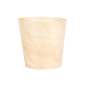 Image MINI VERRES EN FEUILLE DE PEUPLIER 15 ML Ø 4,4x4,5 CM NATUREL BOIS (50 UNITÉ) #2