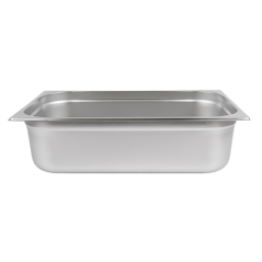 BAC GASTRONOME 1/1 19,1 L 53x33x15 CM ARGENTE INOX (1 UNITÉ)