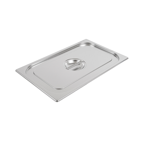 Image COUVERCLE 1/1 POUR RÉFÉRENCE 181.63/64/65  53x32,5x3,7 CM ARGENTE INOX (1 UNITÉ) #1