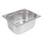 BAC GASTRONOME 1/2 8,4 L 32,5x26,5x15 CM ARGENTE INOX (1 UNITÉ) Image BAC GASTRONOME 1/2 8,4 L 32,5x26,5x15 CM ARGENTE INOX (1 UNITÉ) #1