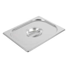 Image COUVERCLE 1/2 POUR RÉFÉRENCE 181.67/68  32,3x26,5 CM ARGENTE INOX (1 UNITÉ) #1