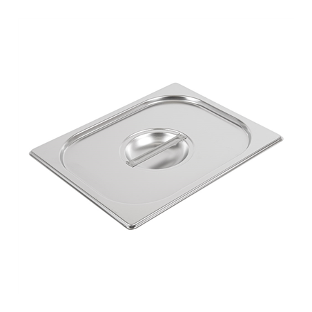 Image COUVERCLE 1/2 POUR RÉFÉRENCE 181.67/68  32,3x26,5 CM ARGENTE INOX (1 UNITÉ) #1