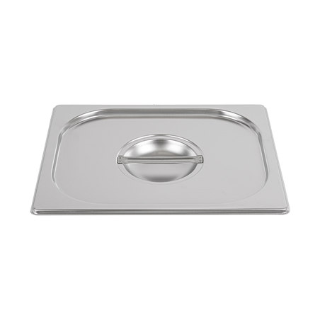 COUVERCLE 1/2 POUR RÉFÉRENCE 181.67/68  32,3x26,5 CM ARGENTE INOX (1 UNITÉ)
