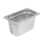 BAC GASTRONOME 1/4 3,8 L 26,5x16x15 CM ARGENTE INOX (1 UNITÉ) Image BAC GASTRONOME 1/4 3,8 L 26,5x16x15 CM ARGENTE INOX (1 UNITÉ) #1