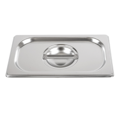 COUVERCLE 1/4 POUR RÉFÉRENCE 181.73  26,5x16 CM ARGENTE INOX (1 UNITÉ)