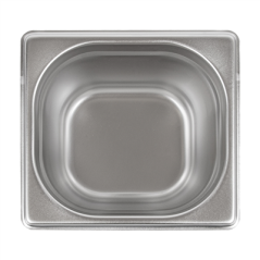 Image BAC GASTRONOME 1/6 1,9 L 17,6x16,2x15 CM ARGENTE INOX (1 UNITÉ) #4