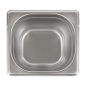 Image BAC GASTRONOME 1/6 1,9 L 17,6x16,2x15 CM ARGENTE INOX (1 UNITÉ) #4