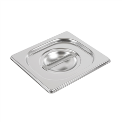 Image COUVERCLE 1/6 POUR RÉFÉRENCE 181.75  17,6x16 CM ARGENTE INOX (1 UNITÉ) #1