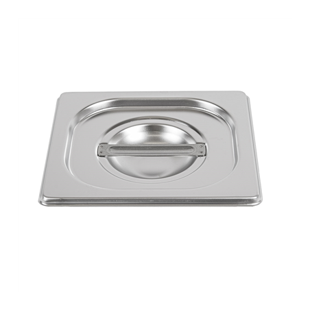 COUVERCLE 1/6 POUR RÉFÉRENCE 181.75  17,6x16 CM ARGENTE INOX (1 UNITÉ)