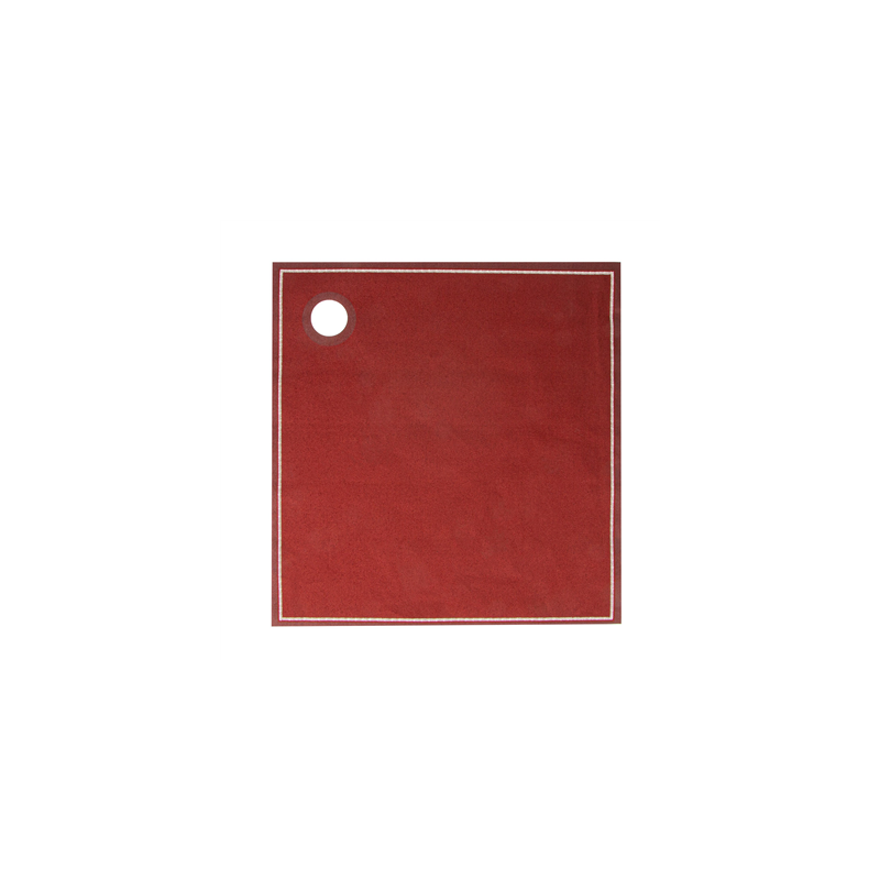 12 U. TORCHONS EN ROULEAU 'CUBI-DRAP'  40x40 CM BORDEAUX COTON (1 UNITÉ)