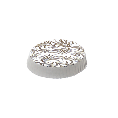 Image COUVERCLES GOBELETS CHAMBRE  Ø 6,5x1,5 CM DORE CARTON (1000 UNITÉ) #1