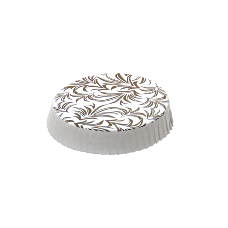 Image COUVERCLES GOBELETS CHAMBRE  Ø 6,9x1,5 CM DORE CARTON (1000 UNITÉ) #1