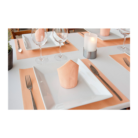 SETS DE TABLE 'DRY COTTON' 55 G/M2 30x40 CM MANDARINE AIRLAID (800 UNITÉ)