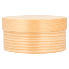 Image MINI BOÎTES CYLINDRIQUES + CARTON ET CAPSULE  Ø 8x4 CM NATUREL BOIS (200 UNITÉ) #3