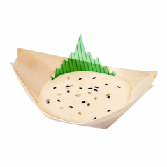 Image BARQUETTES EN FEUILLE DE PEUPLIER  17x8,5x2 CM NATUREL BOIS (1000 UNITÉ) #3