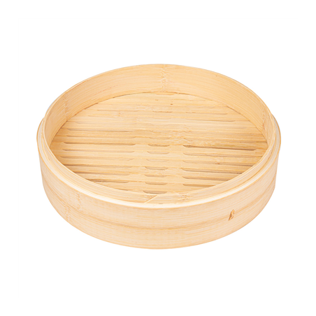 Image RÉCIPIENTS MAXI DIM-SUM  Ø 30x6 CM NATUREL BAMBOU (4 UNITÉ) #1