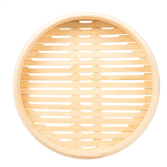 Image RÉCIPIENTS MAXI DIM-SUM  Ø 30x6 CM NATUREL BAMBOU (4 UNITÉ) #3