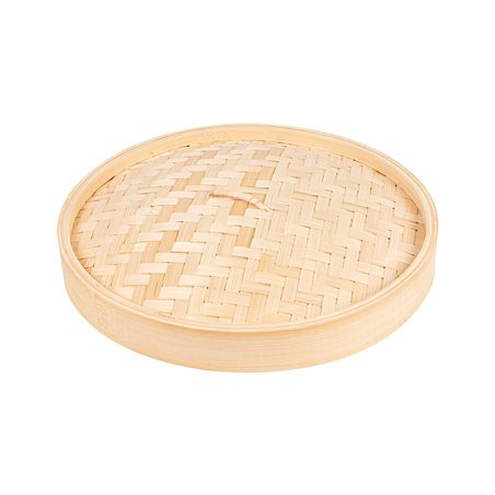 Image COUVERCLES MAXI DIM-SUM  Ø 30x3 CM NATUREL BAMBOU (4 UNITÉ) #1