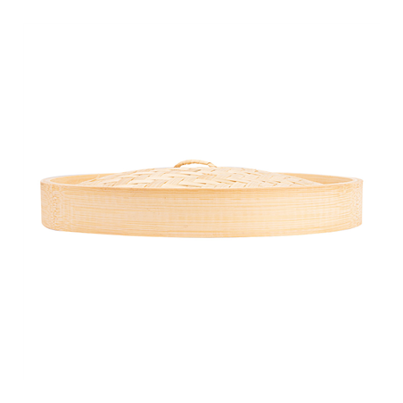 COUVERCLES MAXI DIM-SUM  Ø 30x3 CM NATUREL BAMBOU (4 UNITÉ)