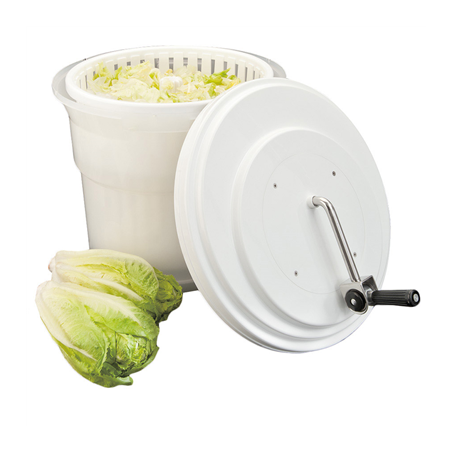 Image ESSOREUSE MANUELLE À LÉGUMES 20 L Ø 43,5x37 CM BLANC PVC (1 UNITÉ) #1