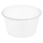 Image RÉCIPIENTS INJECTÉS MICRO-ONDABLES 475 ML Ø 11,5x6,5 CM TRANSPARENT PP (500 UNITÉ) #1