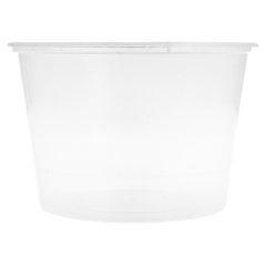 RÉCIPIENTS INJECTÉS MICRO-ONDABLES 525 ML Ø 11,5x8 CM TRANSPARENT PP (500 UNITÉ)