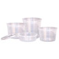 Image COUVERCLES POUR POTS 184.04/05/06/07/12  Ø 12 CM TRANSPARENT PP (500 UNITÉ) #2