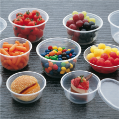 Image COUVERCLES POUR POTS 184.04/05/06/07/12  Ø 12 CM TRANSPARENT PP (500 UNITÉ) #3