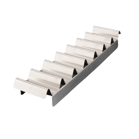 Image PLATEAU POUR "HOT DOGS" 'ARTINOX'  47,3x10,2x5,5 CM ARGENTE ACIER (1 UNITÉ) #1