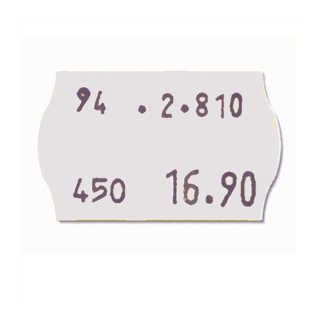 Image 1000 U. ÉTIQUETTES POUR RÉFÉRENCE 141.06 / 141.07  2,6x1,6 CM BLANC ADHESIF (20 UNITÉ) #1