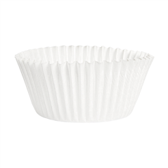 CAPSULES 'PETITS FOURS' 50 G/M2 Ø 2,4x2 CM BLANC PARCH.INGRAISSABLE (500 UNITÉ)