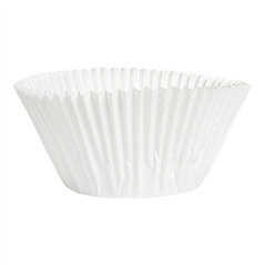 CAPSULES 'PETITS FOURS' 50 G/M2 Ø 5,7x4,8 CM BLANC PARCH.INGRAISSABLE (500 UNITÉ)