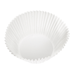 Image CAPSULES 'PETITS FOURS' 50 G/M2 Ø 5,7x4,8 CM BLANC PARCH.INGRAISSABLE (500 UNITÉ) #3