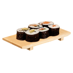 Image BASE SUSHI 27,5x18x2,5 CM NATUREL BAMBOU (1 UNITÉ) #1