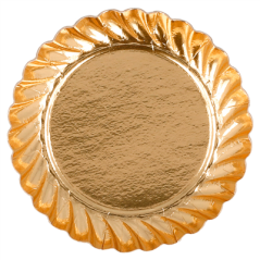 Image MINI PLATEAUX  325 G/M2 Ø 5,5 CM OR CARTON (100 UNITÉ) #3