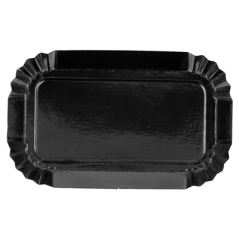 Image MINI PLATEAUX 325 G/M2 4x8 CM NOIR CARTON (100 UNITÉ) #3