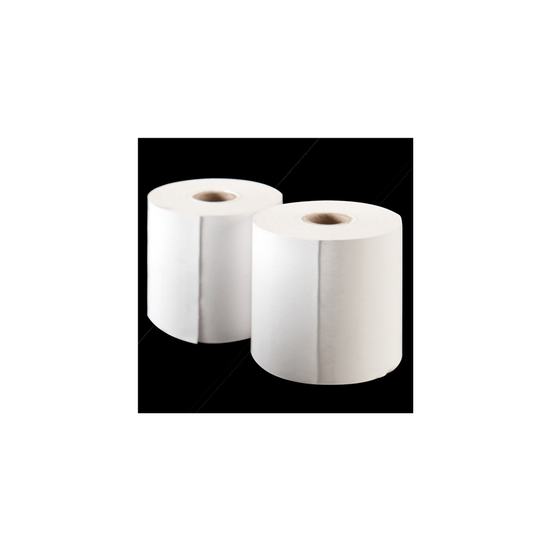 100 U. ROULEAUX ENREGISTREUR THERMIQUES  Ø55x57 MM BLANC PAPIER (1 UNITÉ)