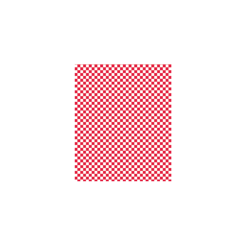 PAPIER INGRAISSABLES BASKET 'FITIPALDI' 35 G/M2 31x31 CM ROUGE PARCH.INGRAISSABLE (1000 UNITÉ)