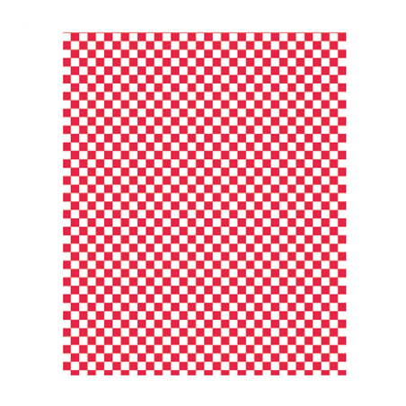 Image PAPIER INGRAISSABLES BASKET 'FITIPALDI' 35 G/M2 31x31 CM ROUGE PARCH.INGRAISSABLE (1000 UNITÉ) #1