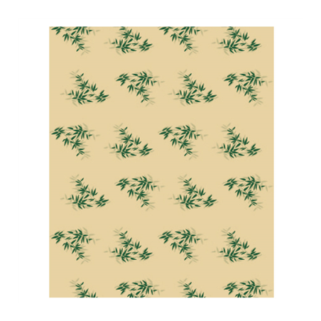 Image PAPIER INGRAISSABLES BASKET 'FEEL GREEN' 34 G/M2 31x31 CM NATUREL PARCH.INGRAISSABLE (1000 UNITÉ) #1