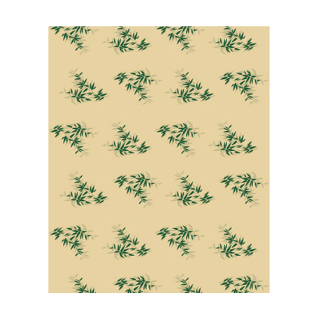 Image PAPIER INGRAISSABLES BASKET 'FEEL GREEN' 34 G/M2 31x38 CM NATUREL PARCH.INGRAISSABLE (1000 UNITÉ) #1