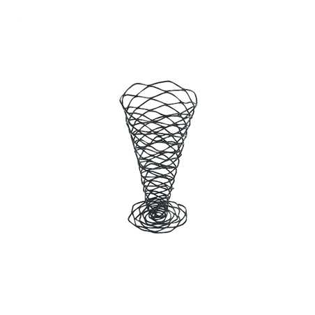Image BASKET  Ø 12x23 CM NOIR ACIER (1 UNITÉ) #1